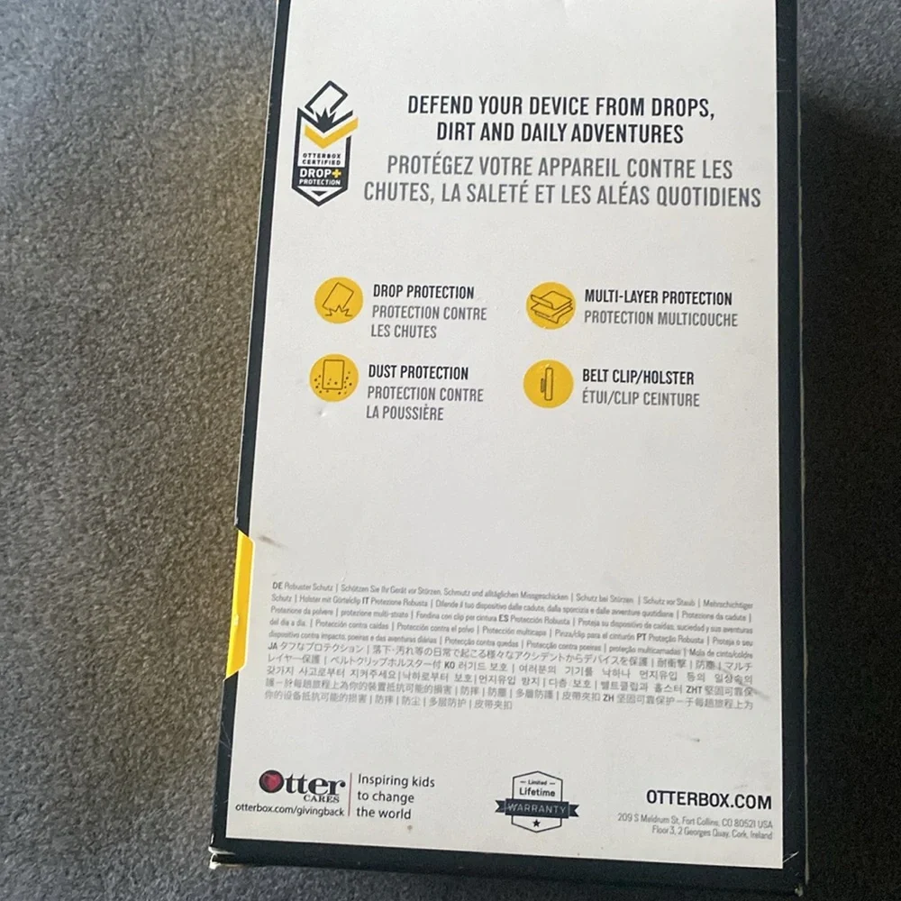 Slightly used OtterBox cell phone case